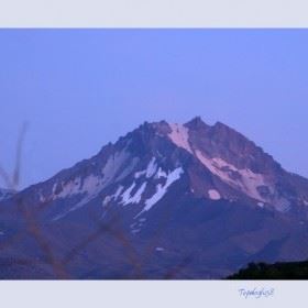 Erciyes dağında ALLAH yazısı