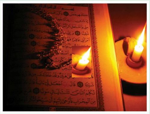 Mum Işığında Kur'an-ı Kerim (resimlerle)